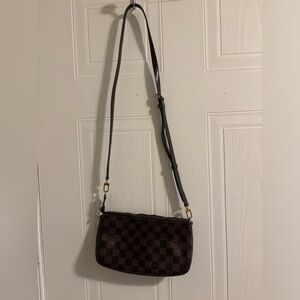 Louis Vuitton Brown Crossbody Bag with Classic Design
